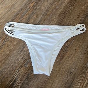 Victoria Secret “The Itsy” White Swimsuit Bottoms
